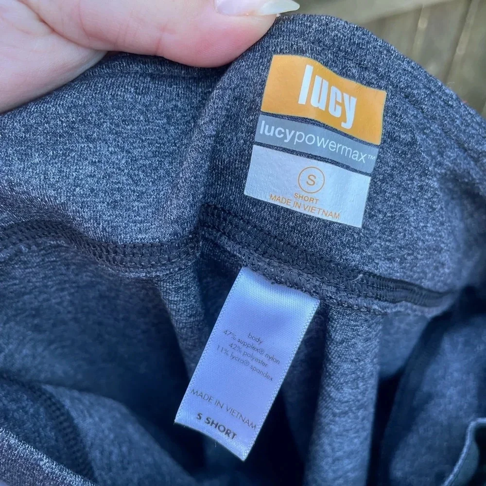 LUCY ACTIVE CHARCOAL GRAY BOOTCUT ACTIVE PANTS